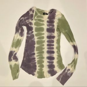 Urban outfitters tie dye long sleeve tank 💜💚